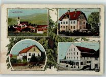 87452 W8966 Altusried - Dokorhaus Pfarrhaus Gasthaus Brändle Tannenzapfen