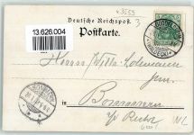 35104 W3540 Goddelsheim Lithographie Rittergut Gasthaus Goebel