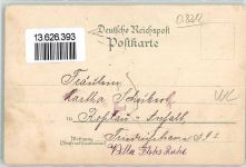 01809 O8312 Heidenau , Sachs Lithographie Trompeter Schlösschen Fabrik