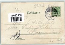 27616 W2855 Beverstedt Lithographie Kirche Gasthaus Doldene Krone Kutsche 1029 Einwohner 1937