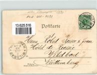 04874 O7293 Belgern b Torgau 1899 Lithographie Roland-Säule Export-Brauerei Gasthaus z. weissen Ross selten
