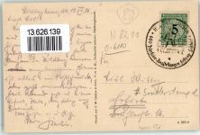 98646 O6110 Hildburghausen Sonderstempel 600 jähriges Jubiläum 1924