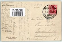 01844 O8355 Neustadt , Sachs 1921 Sonderstempel Elbgau Sänger-Bundesfest Lyra Wappen