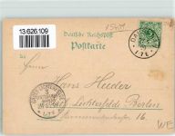56130 W5409 Dausenau 1899 Lithographie Gasthaus Zum Nassauer Hof Fr. Siering