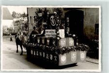 76467 W7555 Bietigheim , Baden Foto AK Festzug Festwagen Ort lt. Fotograf