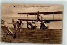 Marine Flieger Einbringen Wasserflugzeug Flieger Stempel Sanke, Flugzeug 1916