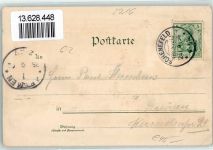 25560 W2216 Schenefeld , Mittelholst 1904 Gebrauchsspuren Gasthaus Stahl Gasthaus Rohwedder Gasthaus Kracht Lithographie