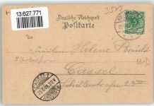34471 W3549 Volkmarsen 1899 Lithographie Hotel Bielefeld Kugelburg