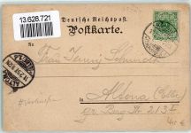 07426 O6824 Königsee 1897 Lithographie Vorläufer Rathaus Schule Kirche