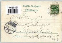 27336 W2818 Rethem Aller 1899 Lithographie Langestraße Seebrücke