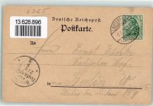 36323 W6325 Grebenau , Hess 1903 Lithographie / Mondschein Kirche Gasthaus Reidl Schule