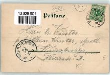 36358 W6422 Herbstein 1900 Lithographie Kirche Kapelle Hotel