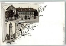 72070 W7400 Lustnau Lithographie Voläufer Kaiser Wilhelms-Turm Ochsen (Gaul)