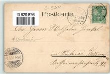 99438 O5301 Hetschburg 1901 Gebrauchsspuren Vorläufer Schutzhütte Gasthaus Schiller Lithographie