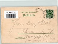 27404 W2730 Zeven 1898 Lithographie Amtsrichter-Wohnung Kaiserl. Post Apotheke Mühlenteich