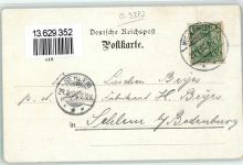09577 O9387 Niederwiesa 1900 Lithographie Bahnhofsgaststätte Bahnhof Post