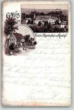 02899 O8906 Ostritz 1897 Lithographie Vorläufer Kloster Mariental Gasthaus