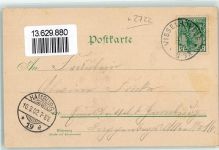 27374 W2722 Visselhövede 1902 Lithographie Visselquellen Marktstraße