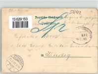 56743 W5442 Niedermendig , Kr Mayen 1899 Lithographie Brauerei & Mühlstein Industrie Bahnhof Laacher See Bahnpost Gerolstein
