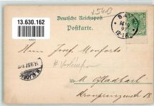 56170 W5413 Sayn 1897 Lithographie Vorläufer Kirche Pfarrhaus Kaiser Wilhelm Höhe Kaiser Wilhelm-Denkmal