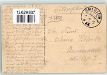 27632 W2853 Midlum b Bremerhaven 1915 Foto AK Gasthaus Zur Lindenwirtin Feldzug 1914 Gruppenaufnahme Soldaten