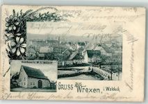 34474 W3549 Wrexen 1903 - Gasthaus Scherff Bahnpost Kassel- Zug 616