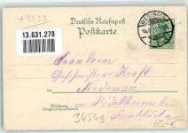 34549 W3593 Kleinern 1911 Lithographie Kirche Kolonialwarenhandlung Blümer