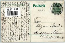 33829 W4807 Cleve 1907 Lithographie Wappenwerbung Vitello-Magarine Fabrik-Anlage Van den Bergh's Magararine