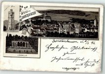 99706 O5400 Sondershausen , Thür 1896 Lithographie Vorläufer Bismarckturm Lohhalle