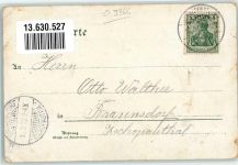 09405 O9360 Zschopau 1905 Lithographie Gasthaus Eckhardt Fabrik Wandler