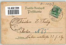 17098 O2003 Friedland b Neubrandenburg 1902 Lithographie Zuckerfabrik Turm Portal