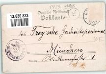56357 W5429 Strüth , Taunus 1899 Gebrauchsspuren Apotheke Gasthaus Kunz Hotel Hertling Kloster Schönau Lithographie