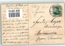 01744 O8230 Dippoldiswalde Lieder AK 15. Sängerfest des Sächs. Elbgausängerbundes Juli 1911 Engel