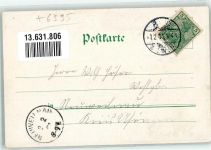 61276 W6395 Emmershausen 1901 Lithographie Gasthaus Zum Weilthal Gottfried Prösser