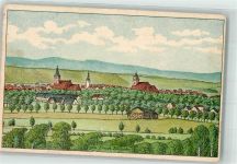 39638 O3570 Gardelegen Lithographie WK II Bienauer Berg Zeichnung von Erich Könecke