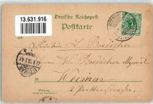 63697 W6476 Hirzenhain , Wetteraukr 1898 Lithographie Villa Bruderus Kirche Stolberger Hof