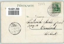 34519 W3543 Flechtdorf 1906 Lithographie Hospital Schule Gasthaus Emde