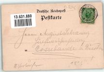 01778 O8246 Lauenstein 1895 Lithographie Vorläufer