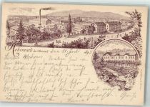 61440 W6370 Oberursel Taunus 1893 Lithographie Vorläufer Hohemark Gasthaus und Gartenwirtschaft