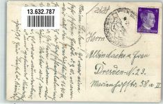 83483 W8242 Bischofswiesen Foto AK Kaffee-Pension Ulrichshof Ort lt. Stempel