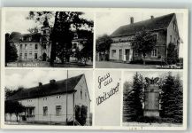 Woitsdorf Wojciechow - Schloss Bäckerei Post Schule Kriegerdenkmal
