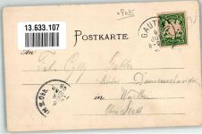 82131 W8035 Gauting 1898 - Gasthaus zur Post Zeichnung