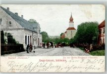 Groß-Lessen Lesniow Wielki 1907 - Gasthaus Germania An der Berlin-Breslauer Chaussee