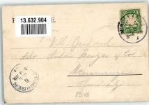 87719 W8948 Mindelheim Lithographie 25. jähriges Jubiläum d. Tagesfortbildungsschule Portraits Turnhalle Mindelburg