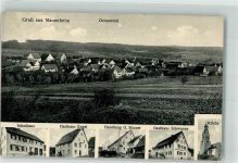 78194 W7717 Mauenheim Foto AK Schule Gasthaus Engel Handlung Birsner Gasthaus Schwanen