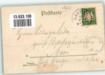 82131 W8035 Gauting 1899 Lithographie Postkutsche Fuhrwerk Gasthaus Hittl