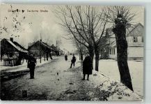 Grajewo 1915 - Deutsche Straße Winter