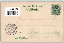 31559 W3053 Haste b Wunstorf 1901 Lithographie Volkstracht Bahnhof Alte Oberförsterei