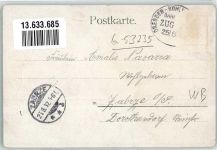 Kohlfurt Wegliniec 1902 Lithographie Tulkas Gasthaus Zur Erholung Glasfabrik Paulinenhütte Aussichtsturm auf dem Könnteberge Bahnhof Eisenbahn Bahnpost Dresden - Kohlfurt