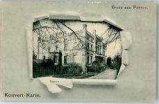 16307 O1321 Tantow Passepartout Schloss Tantow ort Ort lt. Recherche Kasino Kouvert-Karte
